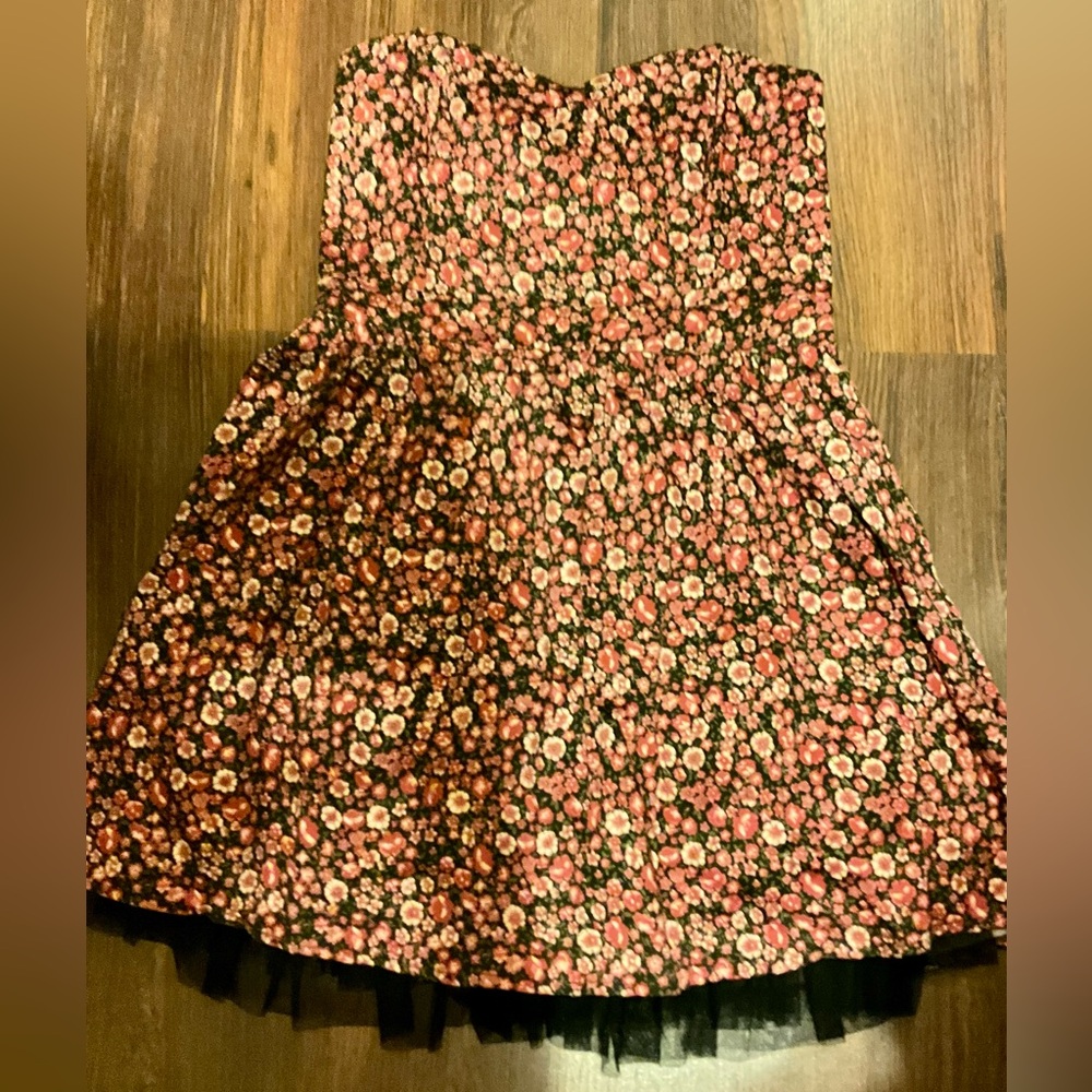 Sound&Matter Elegant Floral Sweetheart A-Line Dress